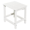 thumbnail image 1 of Outdoor Side Table, HDPE All Weather Adirondack Patio Tables,White, 1 of 1