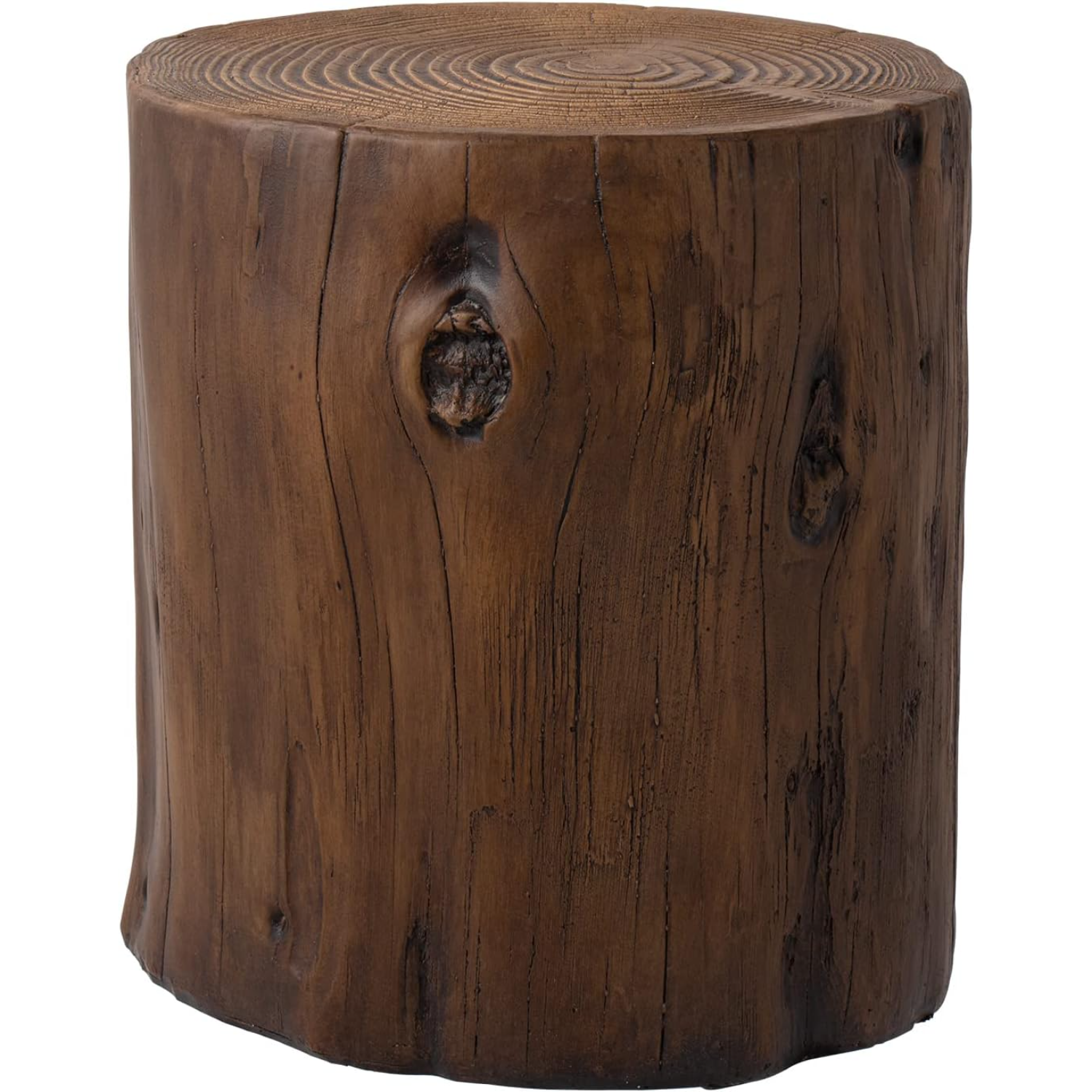 Outdoor Side Table for Patio 15" Small Outdoor Table Concrete Side