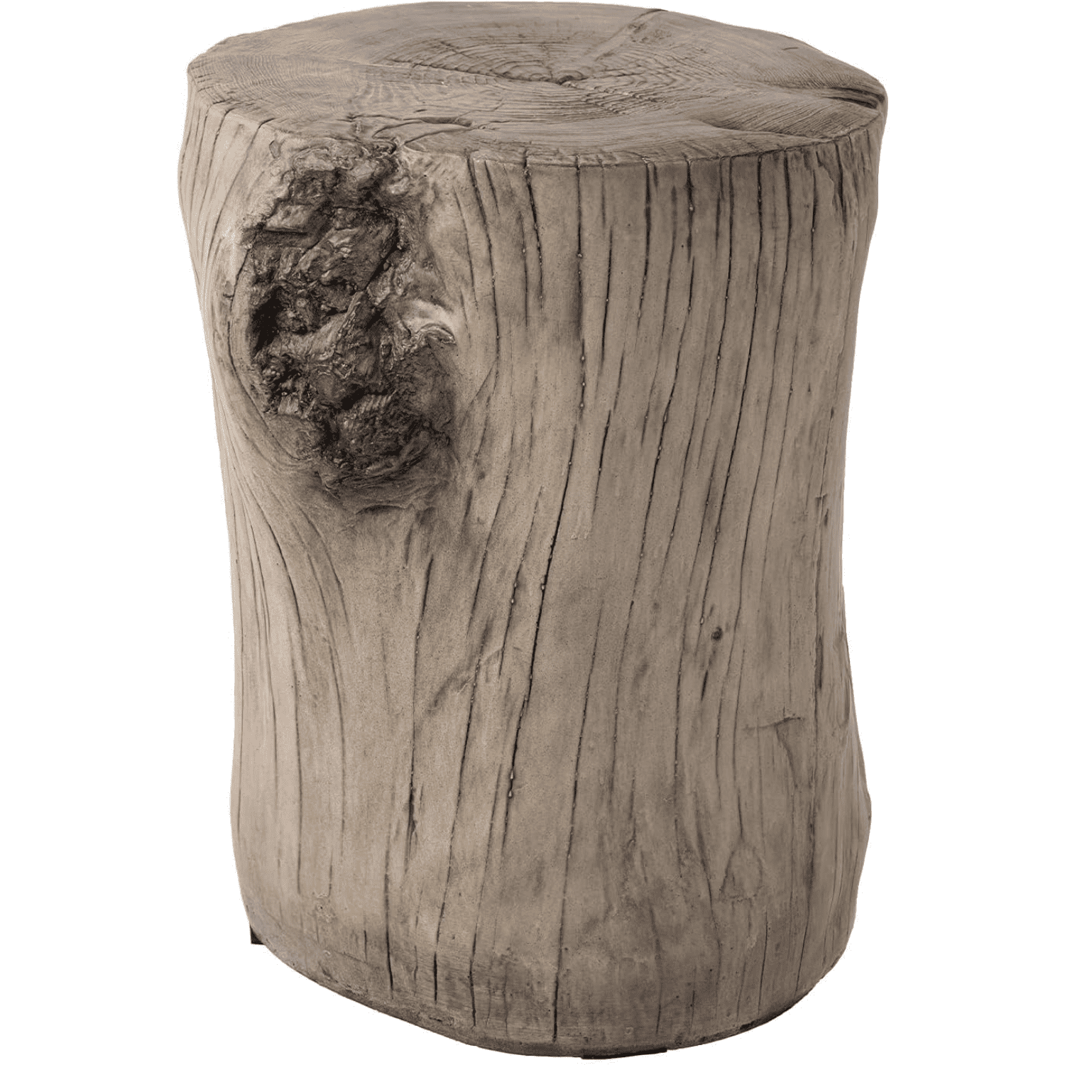 Outdoor Side Table for Patio 15" Small Outdoor Table Concrete Side