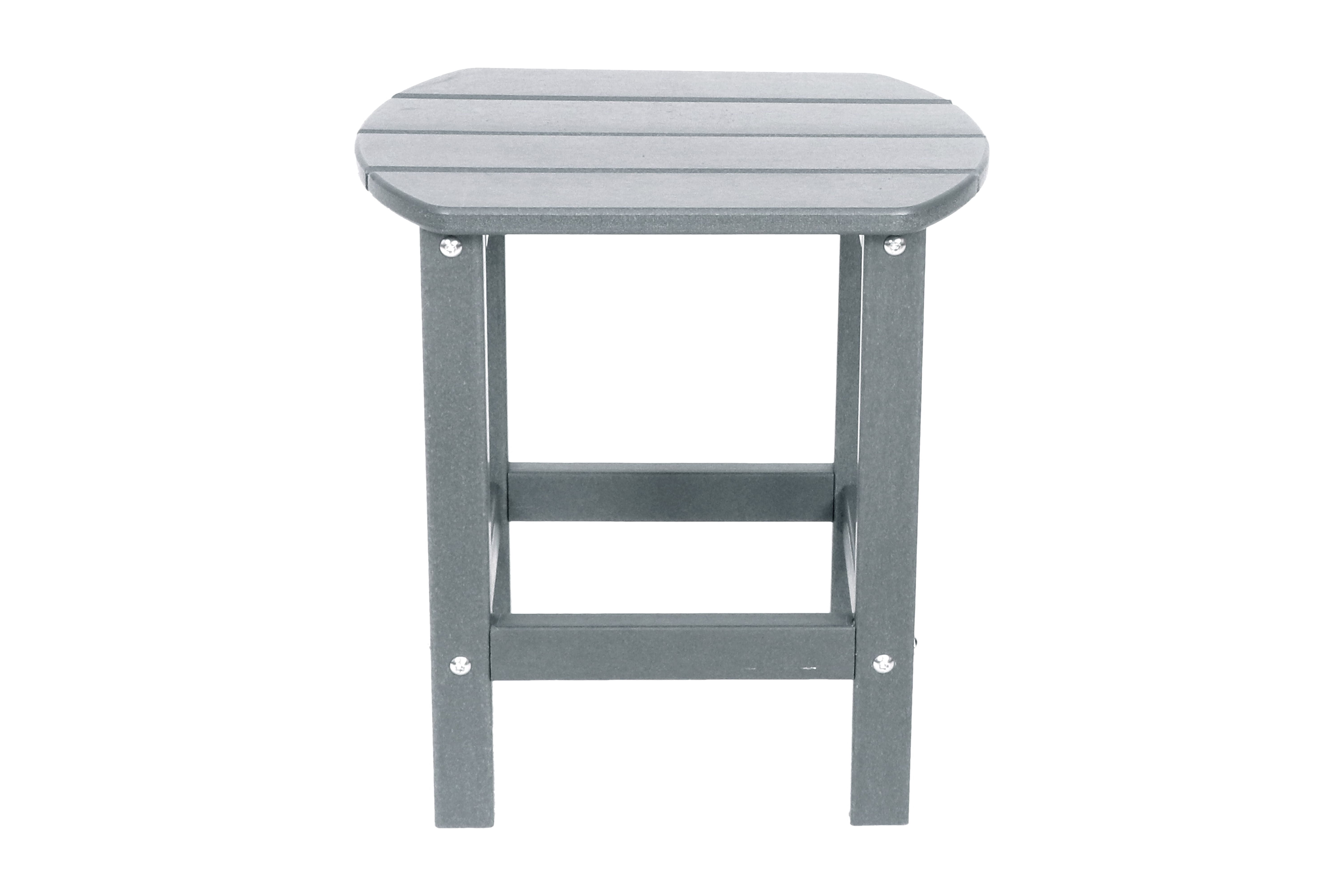 Outdoor Side Table, Patio Side Table, HDPE End Tables for Backyard Pool Porch Garden Lawn