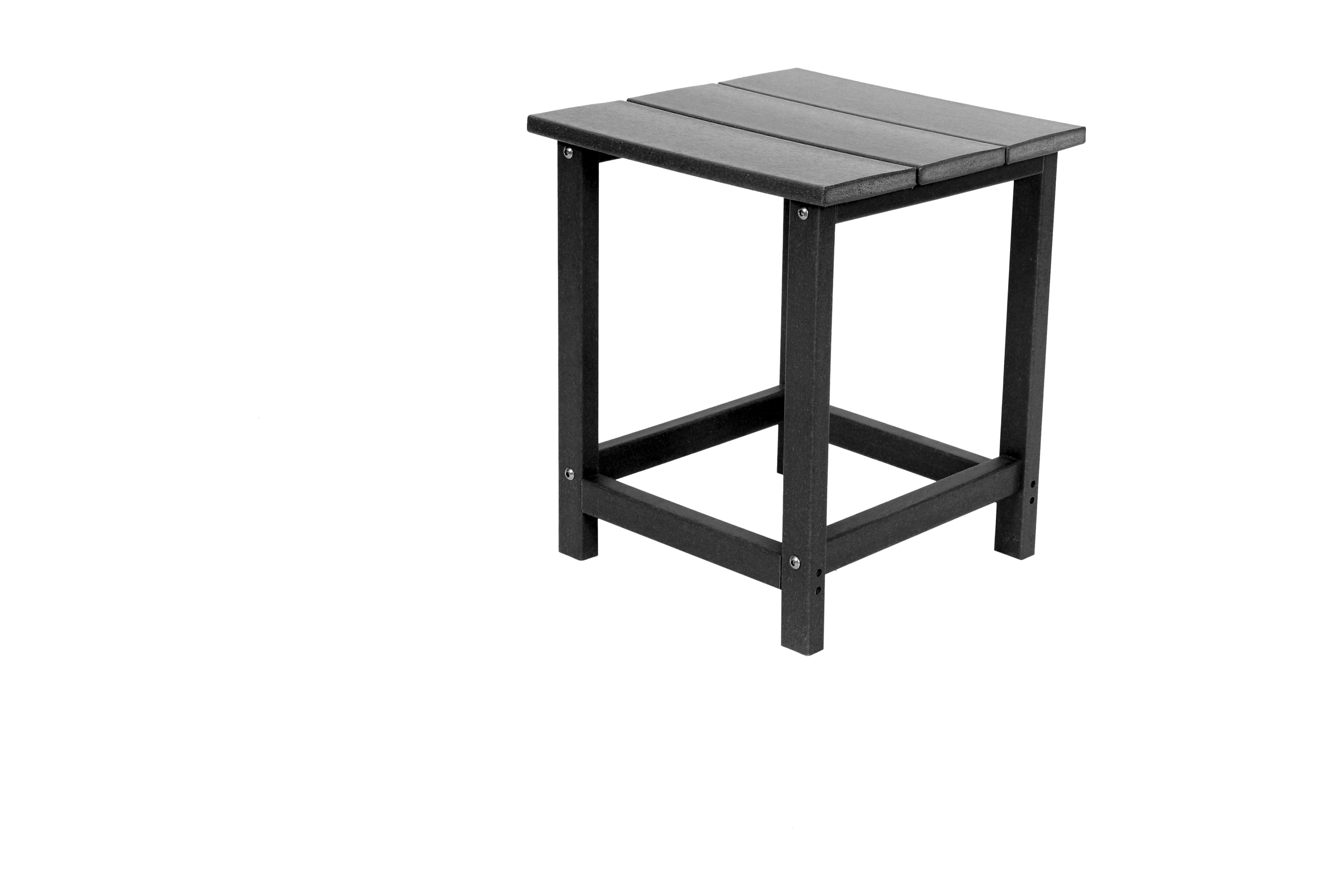 Outdoor Side Table, Patio Side Table, HDPE End Tables for Backyard Pool Porch Garden Lawn
