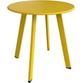thumbnail image 1 of Outdoor Side Table Round End Table with Square Feet Small Accent Table Great for Patio Balcony, 1 of 15