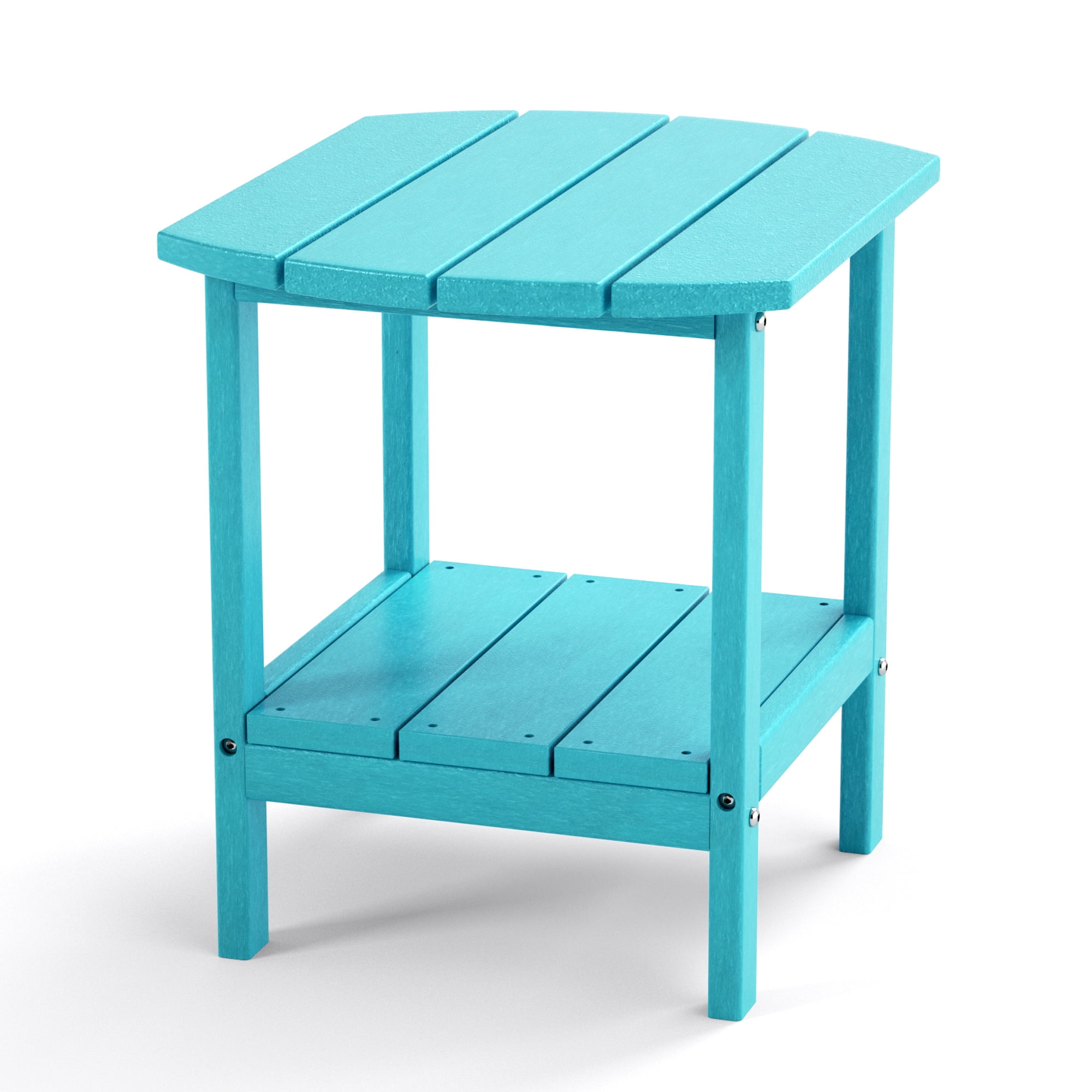 Outdoor Side Table for Adirondack Chairs; AllWeather Resistant