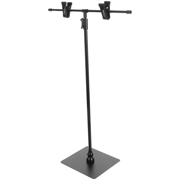 Adjustable T-Shaped Poster Stand Easel Banner Holder for Business Advertising and Display Signage