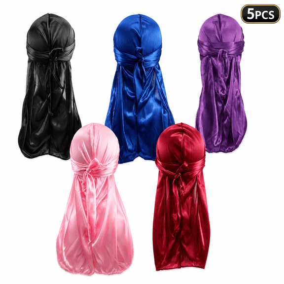 Outdoor Silky Durag for Men Durags Hats for Men Silky Velvet Durag Hats for Women