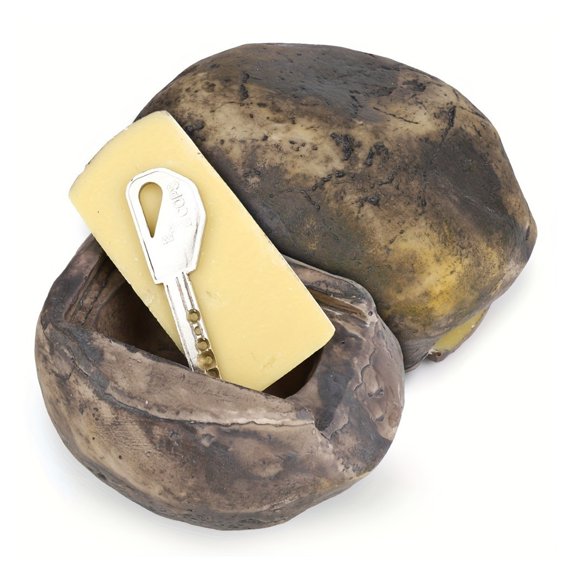 Outdoor Simulated Rock Hidden Key Safe Valuables Storage Box Jewelry Key Box ,Additional Security