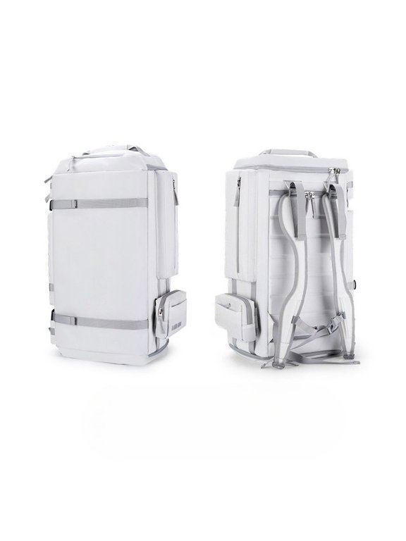 Outdoor Ski Backpack, Large Capacity Sports Gear Bag with Dry Wet Separation, Water Resistant, 25.6x15x10.6 in