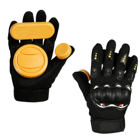 Outdoor Sliding Gloves Downhill Longboarding Skate Gloves Longboards Protective Slide Turn Gloves with Slider Pucks