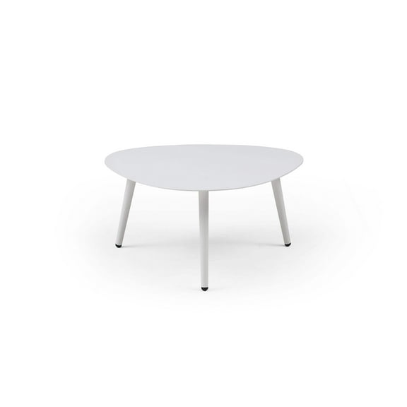 Whiteline Modern Living ST1601S-WHT Rowan Small Indoor/Outdoor Side Table, White