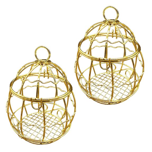 Outdoor Small Wild Birds Feeder Squirrel Proof Hanging Metal Bird Food Holder