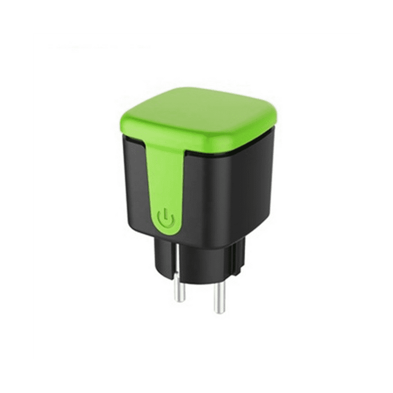 Outdoor Smart Plug, 16A WiFi Smart Socket with Power Monitor Function,for Tuya Smart Life Alexa EU Plug, Black