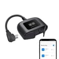 thumbnail image 1 of Outdoor Smart Plug Waterproof IP44, Smart Outlet Plug with 2 Independently Controlled Outlets, Compatible with Alexa and Google Assistant, Voice & Remote Control, Timer&Schedule, 2.4GHz Only, 1 of 5