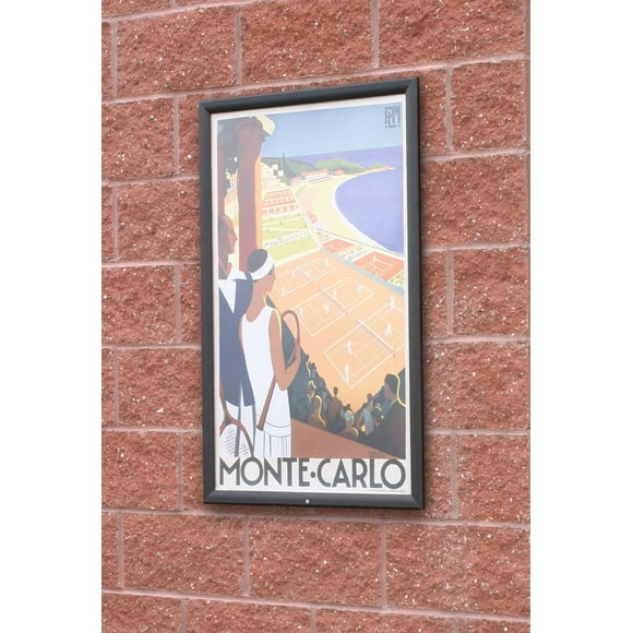 Outdoor Snap Frames for 24 x 36 Images Black Matte Finished Aluminum Exterior Poster Holders Outside Picture Displays Are Completely Weatherproof