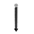 thumbnail image 1 of Outdoor Snow Gauge 36in Snow Measuring Snowfalls Gauge with for Yard Decorations Garden Rain Gauge, 1 of 9