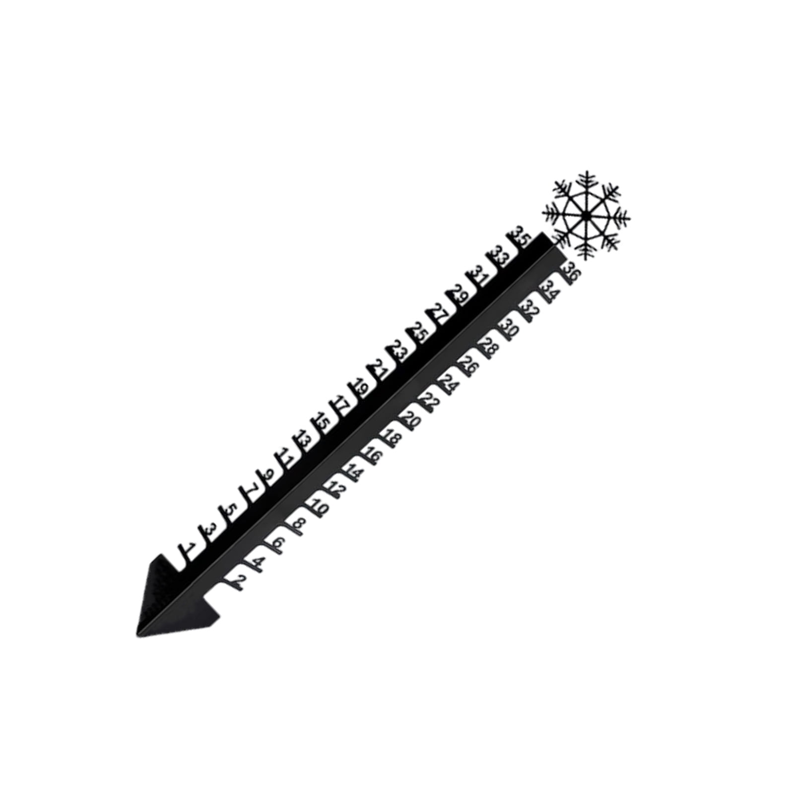 Outdoor Snow Gauge 36in Snow Measuring Snowfalls Gauge with for Yard Decorations Garden Rain Gauge