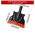 thumbnail image 1 of Outdoor Snow Shovel for Ice Breaking and Removal, Ergonomic Tool for Winter Maintenance, Multi-Functional Use for Home and Travel, Portable Storage, 1 of 3