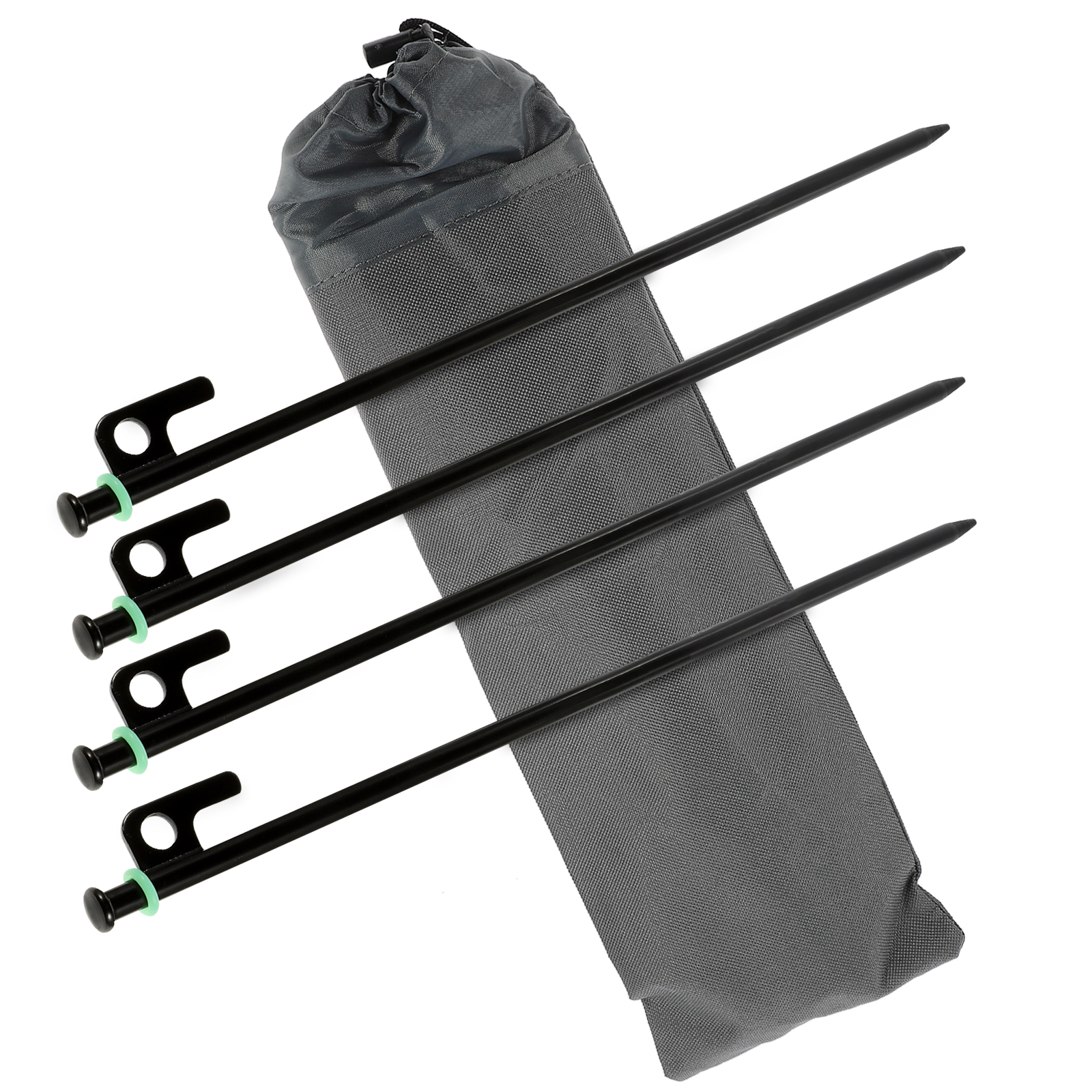 Outdoor Snow Stakes Tents Steel Nail Luminous Circle Tentical Tepees