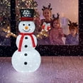 Outdoor Snowman Lighted, PopUp Snowman Outdoor Yard Christmas