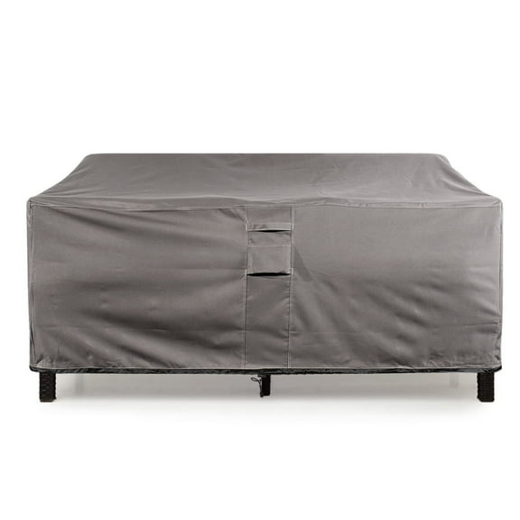 Outdoor Sofa Cover 58" x 32" x 31" Weatherproof Loveseat Outdoor Couch Patio Furniture Protector Small - Grey