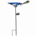 thumbnail image 1 of Outdoor Solar Birdbath and Feeder with Stake Turtle or Flamingo, 1 of 6