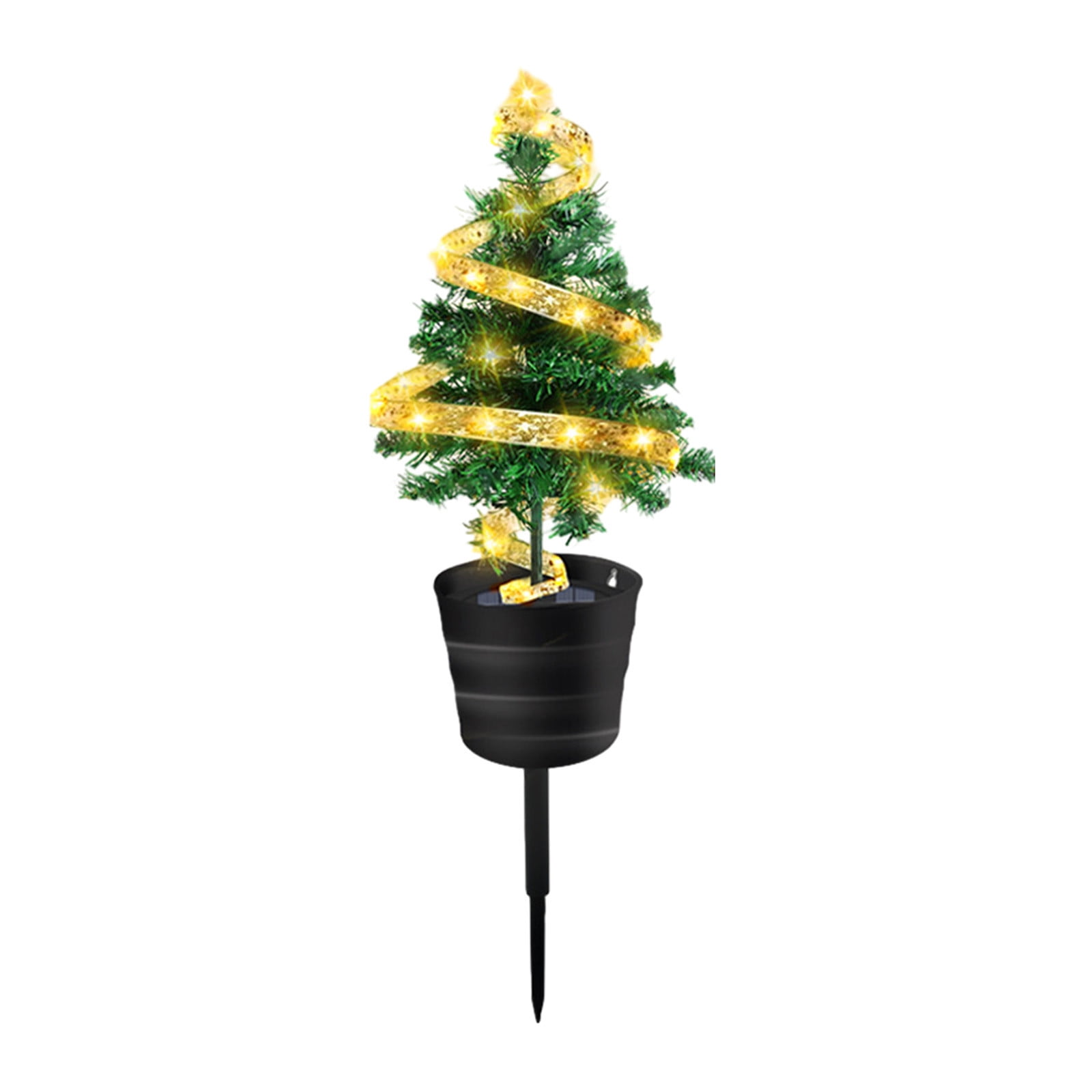 Outdoor Solar Christmas Tree Light ,Solar Powered Prelit Small
