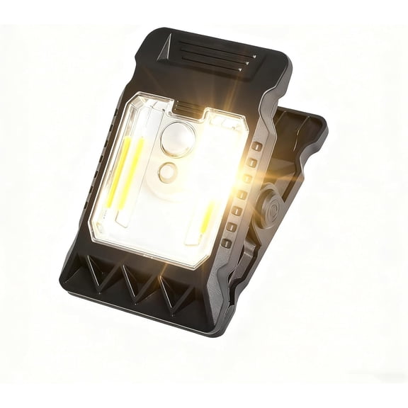 Outdoor Solar Clip Light,Clip on Solar Lights Outdoor Waterproof, High Bright Solaring Powered Security Lights,Small Wireless LED Security Lighting,Auto On/Off & Easy Install