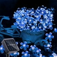 Outdoor Solar Flower String Lights Waterproof 50 LED Fairy Light