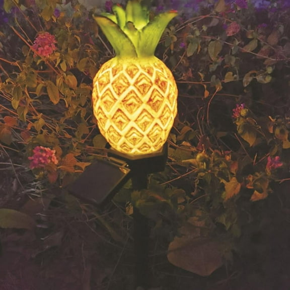 Outdoor Solar Garden Lights,Solar Pineapple Decorative Lights,Waterproof Solar Outdoor Lights,Solar Stake Lights for Garden Patio Yard Pathway Decoration