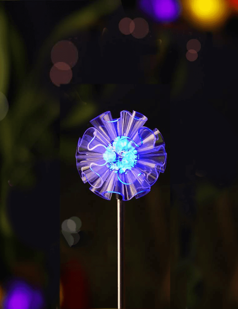 Outdoor Solar Garden Stake Light Solar Powered Color Changing LED ...