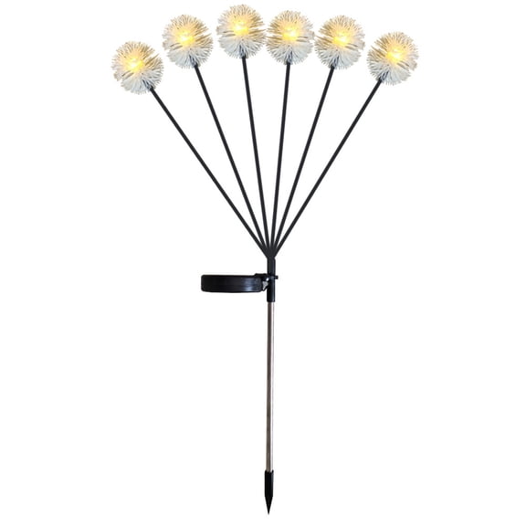 Outdoor Solar Ground Light, Decorative Garden Lantern with Automatic Sensor, Weather-Resistant Flower Design for Courtyard, Yard & Villa Landscape Illumination (Set of 6)