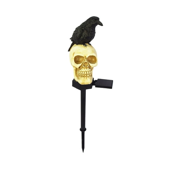 Outdoor Solar Halloween Lights - LED Ghost Stake Lights for Pathway, Patio & Yard Decor, Waterproof Spooky Garden Lighting