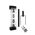 thumbnail image 1 of Outdoor Solar House Number Plate Plug-In Door Light Wall Lamp Digital Waterproof Villa Address Sign, 1 of 9