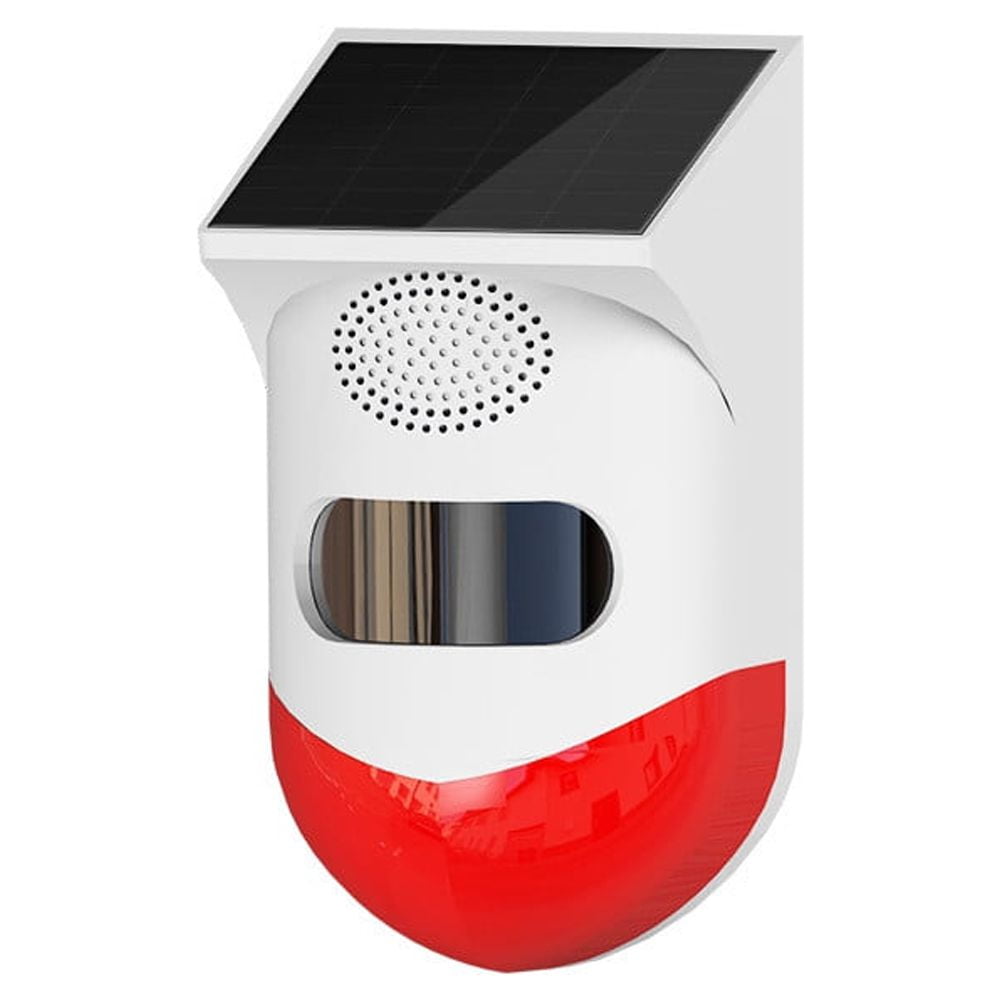 Outdoor Solar Infrared Detector Sensor WiFi Smart Burglar Alarm House