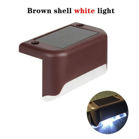 Outdoor Solar LED Deck Lights Garden Path Patio Pathway Stairs Step Fence Lamp
