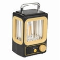 thumbnail image 1 of Outdoor Solar LED Light Lamp USB Rechargeable LED Solar Camping Light Portable Lanterns,1 x Outdoor Solar camping light 1 x USB charging cable,Yellow & Black, 1 of 5