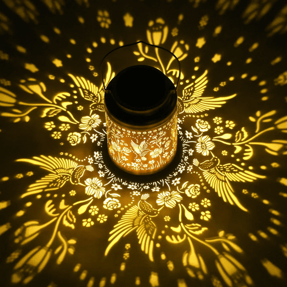 Outdoor Solar Lanterns Waterproof 2ct/pk, Hummingbird 2ct/pk