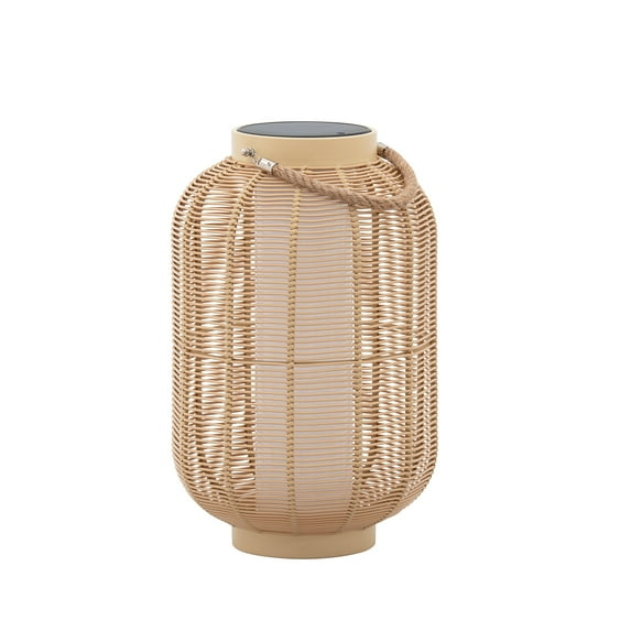 Outdoor Solar Lanterns Waterproof Rattan Lantern Hanging Solar Lights Decorative Light for Garden