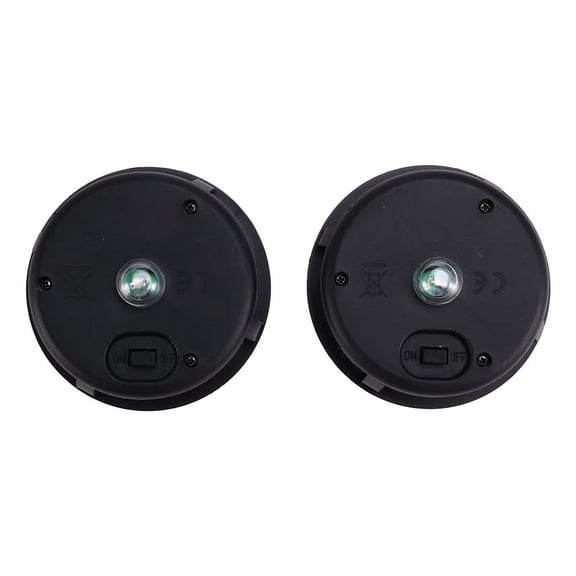 Outdoor Solar Light Top Replacement, 2-Pack 8cm RGB LED Patch Lamp for Hanging Decor