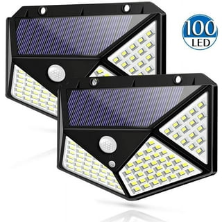 TOPCHANCES 10 Pack 20 LED Outdoor Waterproof LED Solar Light Motion Sensor Wireless Solar Power Lamp Garden Wall Yard Deck Security Night Light  （10pcs）