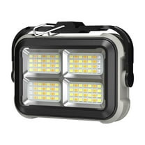 Outdoor Solar Lights Hwkond Portable Lamp Portable Work Lamp Solar Energy USBEmergency Charging Outdoor Rain Proof Camping Strong Light