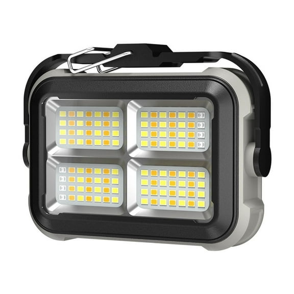 Outdoor Solar Lights Hwkond Portable Lamp Portable Work Lamp Solar Energy USBEmergency Charging Outdoor Rain Proof Camping Strong Light