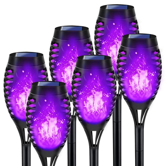 Outdoor Solar Lights, Solar Torch Light with Flickering Flame, Solar Garden Lights Waterproof for Outdoor Decorations, Flame Torches for Outside, Outdoor Lighting for Pathway Yard Decor