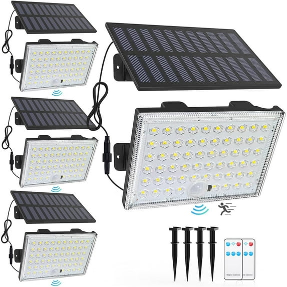Outdoor Solar Lights, Split Solar Motion Sensor Outdoor Lights with ...