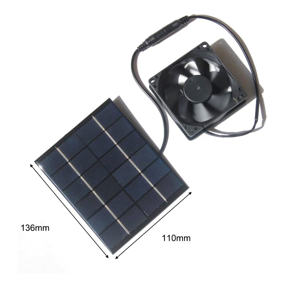 Outdoor Solar Panel Exhaust Vent Exhaust Roof Attic Fans Air