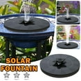 Outdoor Solar Powered Bird Bath Water Pump For Pool Garden Aquarium