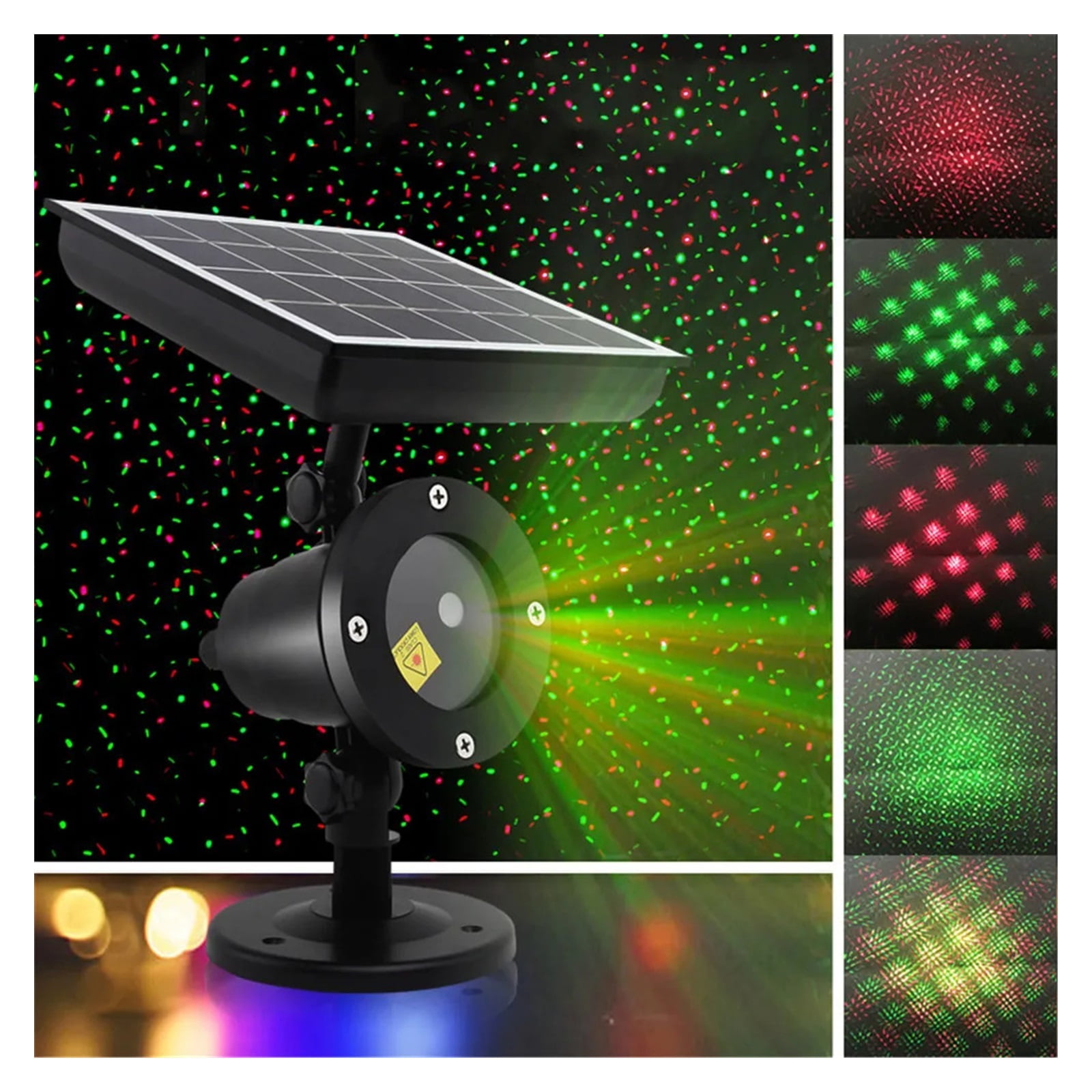 Outdoor Solar Projector Sky Star Stage Spotlight Showers Christmas Landscape Garden Lawn Light Projector Lamp