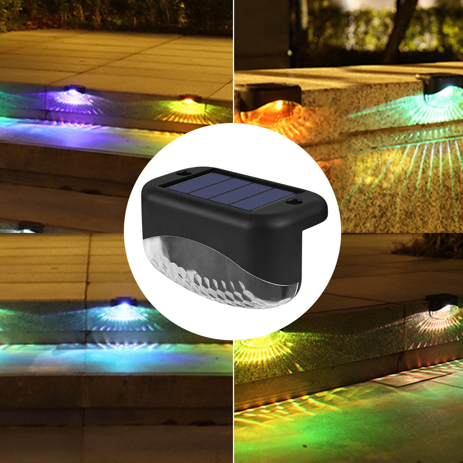 Outdoor Solar Railing Lights Stair Lights Fence Fence Steps Lights ...