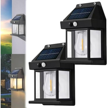 SZRSTH Solar Lights Outdoor - 210 LED 2500LM Waterproof Motion Sensor Security Lights With