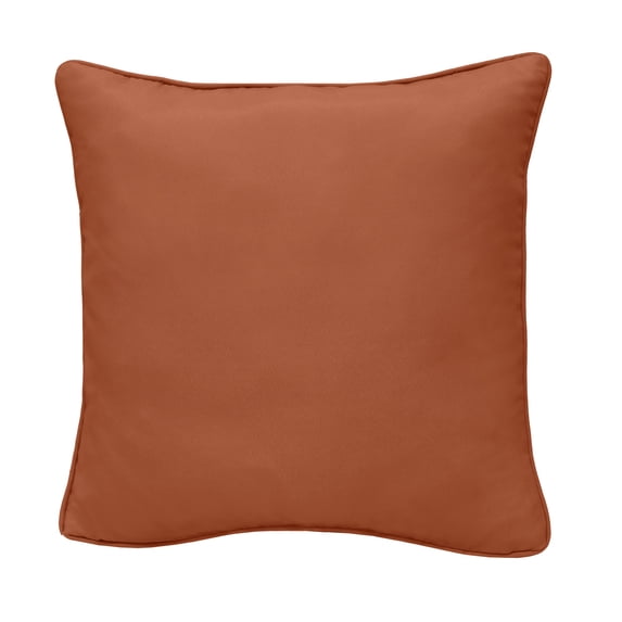 Outdoor Solid Pillow 18 x 18 in Terracotta