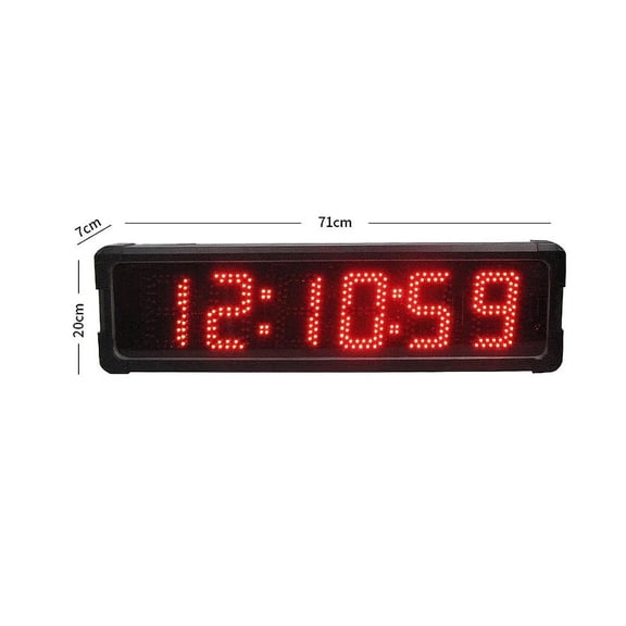 Outdoor Special Waterproof High Temperature Resistance Stopwatch, Large LED Timer, Marathon Race Clock, App Control